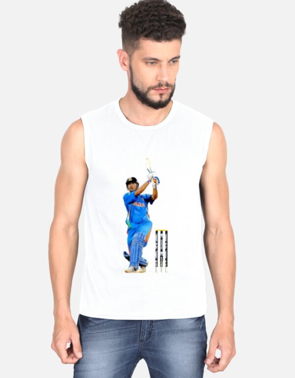 Dhoni Men's Sleeveless T-Shirt